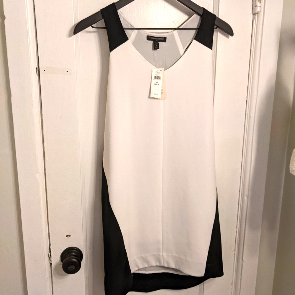NWT Black & White Banana Republic Dress